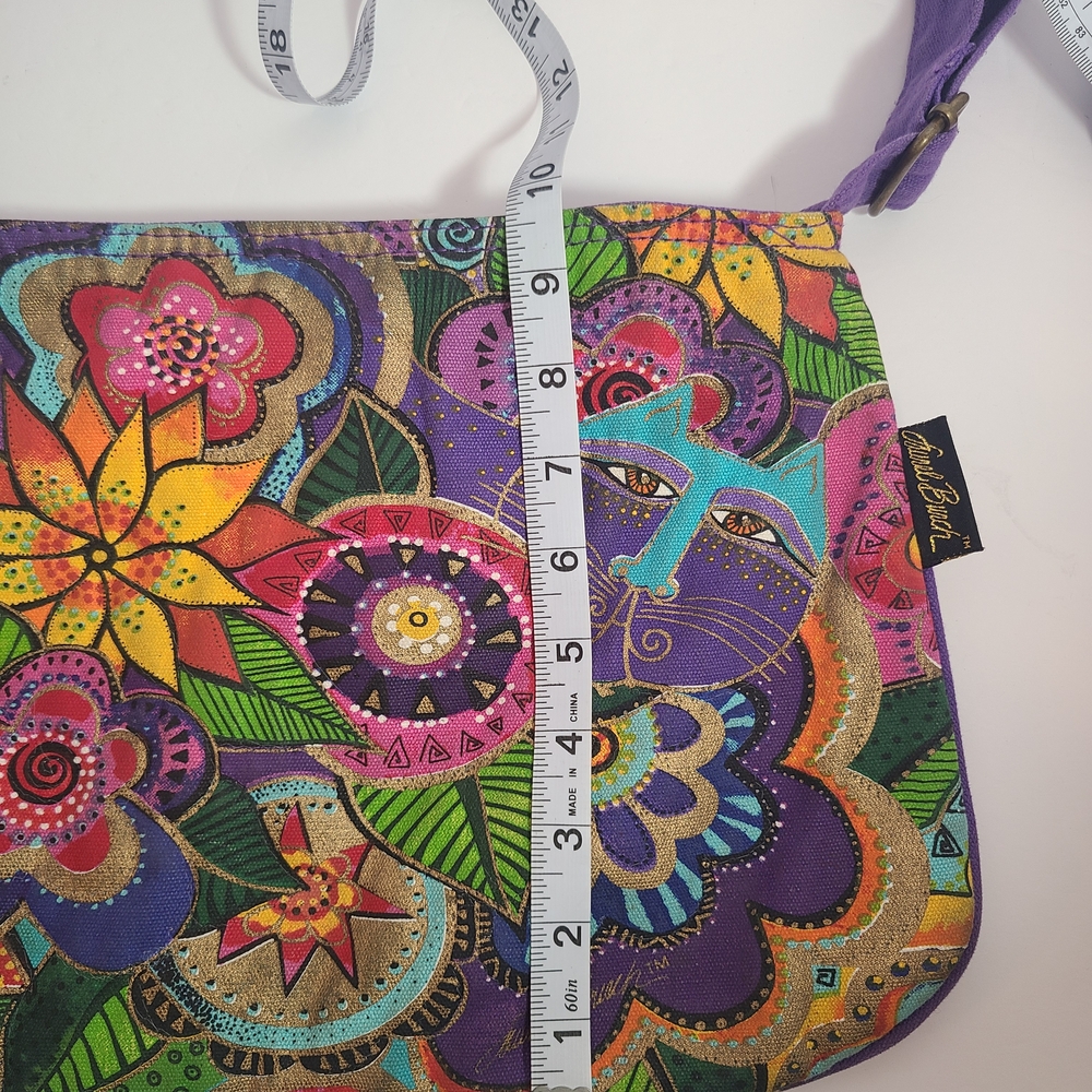 Laurel Burch Colorful Floral Bag - Picture 10 of 11